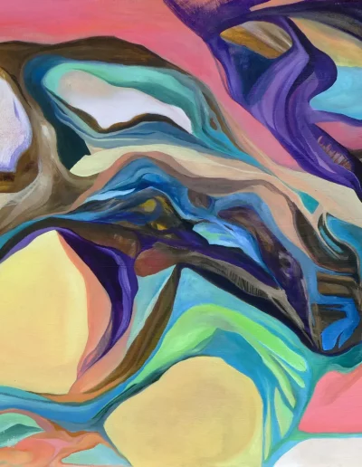 Surrender 2, 2021, Öl auf Holz, 60 x 80 cm